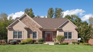 Smaller single-family home exterior